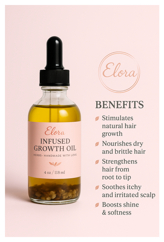 Elora Infused Growth Oil  (4 oz)